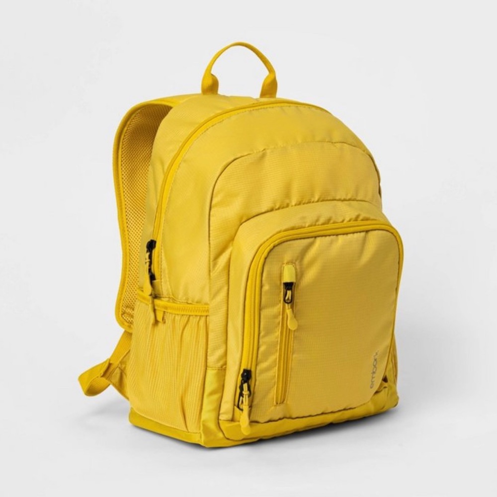 Yellow 16.9 inch embark backpack